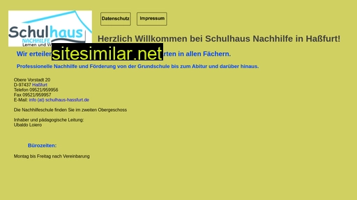 schulhaus-hassfurt.de alternative sites