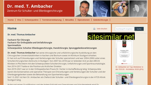 schulterchirurgie-dr-ambacher.de alternative sites