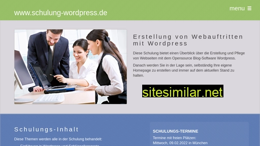 schulung-wordpress.de alternative sites