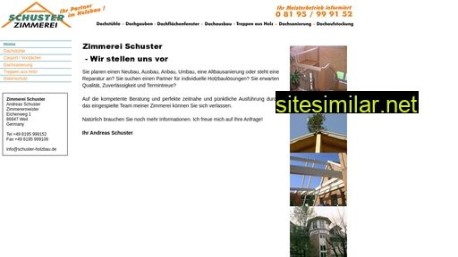 schuster-holzbau.de alternative sites