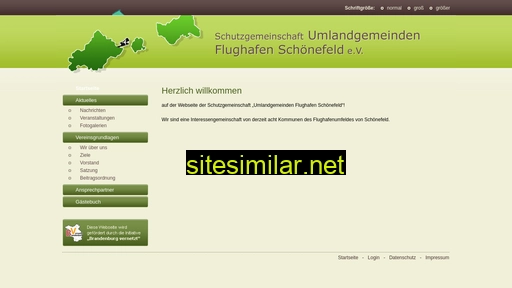 schutzgemeinschaft-flughafen.de alternative sites