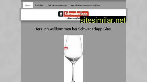 schwaderlapp-glas.de alternative sites