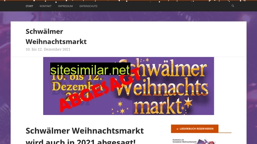 Schwaelmer-weihnachtsmarkt similar sites