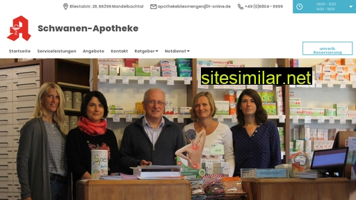 schwanen-apotheke-mandelbachtal.de alternative sites
