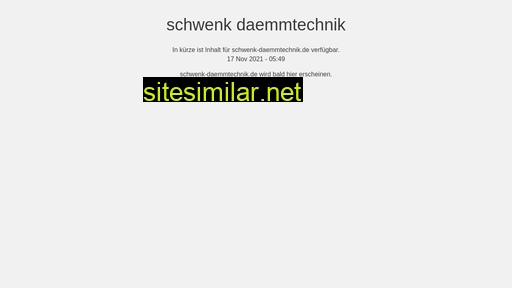 Schwenk-daemmtechnik similar sites