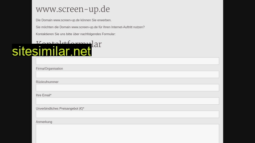 screen-up.de alternative sites