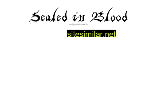 sealedinblood.de alternative sites