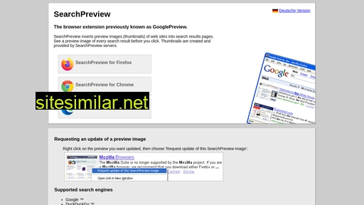 Searchpreview similar sites