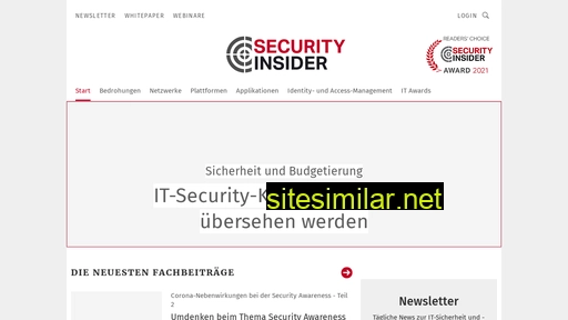 Security-insider similar sites