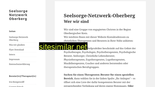 Seelsorge-netzwerk-oberberg similar sites