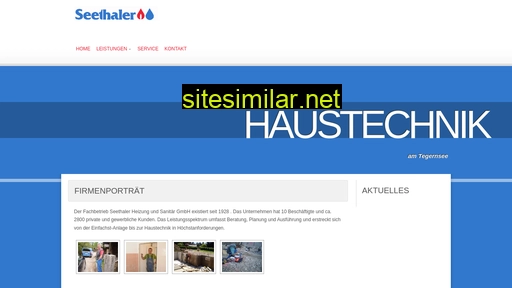 seethaler-haustechnik.de alternative sites