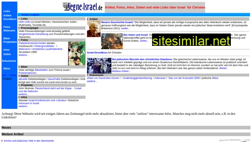 segne-israel.de alternative sites