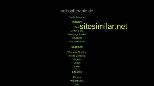 selbsttherapie.de alternative sites