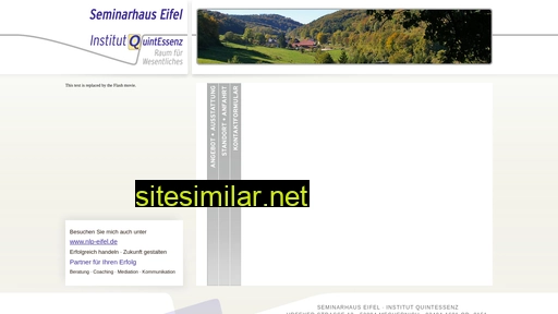 seminarhaus-eifel.de alternative sites