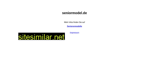seniormodel.de alternative sites
