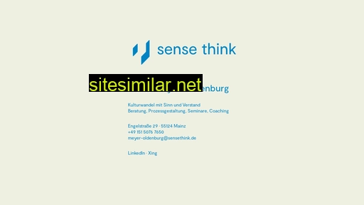 sensethink.de alternative sites