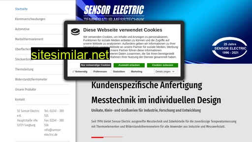 sensor-electric.de alternative sites