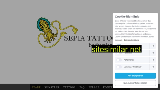 sepia-tattoo.de alternative sites
