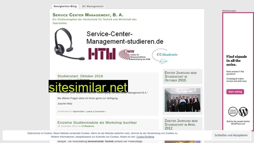 Service-center-management-studieren similar sites