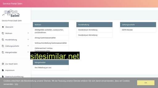 serviceportal-selm.de alternative sites