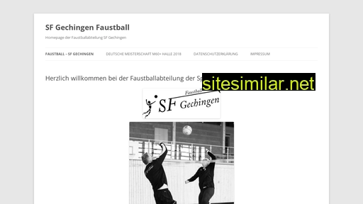 sfgechingen-faustball.de alternative sites