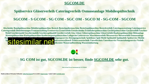 sgcom.de alternative sites