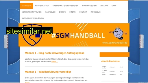 sgmhandball.de alternative sites