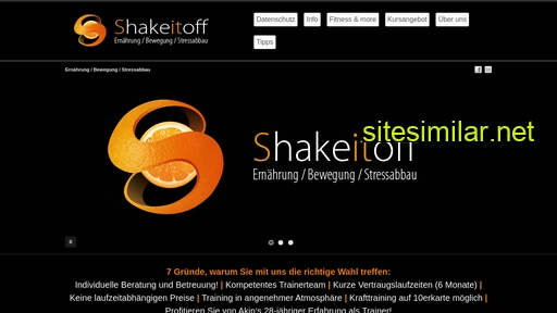 Shakeitoff similar sites