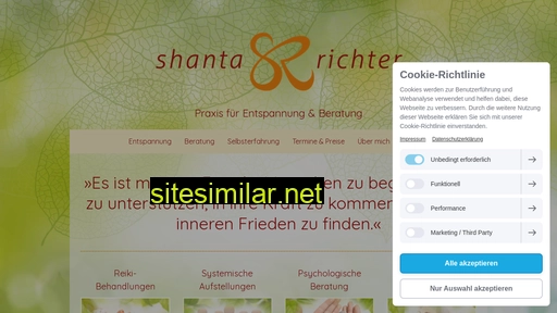 shanta-richter.de alternative sites