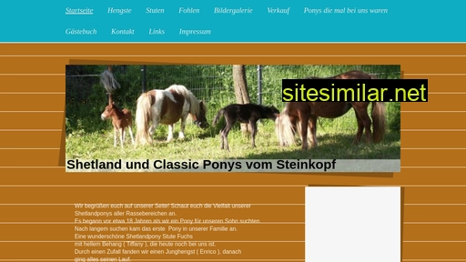 Shetlandponys-vom-steinkopf similar sites