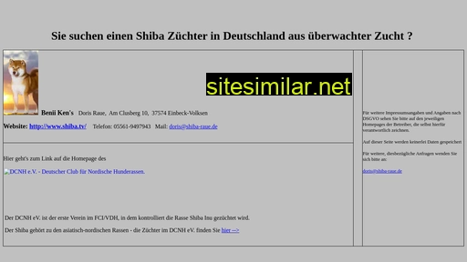 shiba-dcnh.de alternative sites
