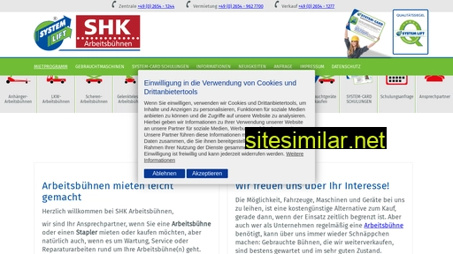Shk-arbeitsbuehnen similar sites