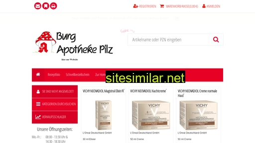 shopapothekepilz.de alternative sites