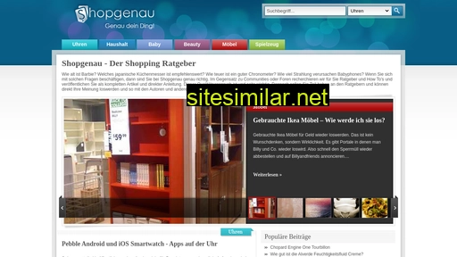 shopgenau.de alternative sites