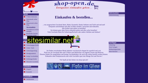 shop-open.de alternative sites