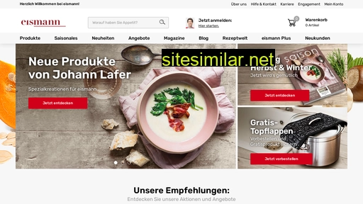 shop.eismann.de alternative sites
