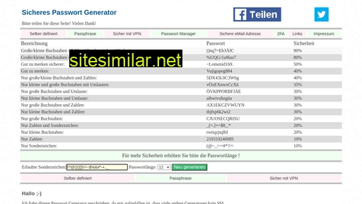sicheres-passwort-generator.de alternative sites