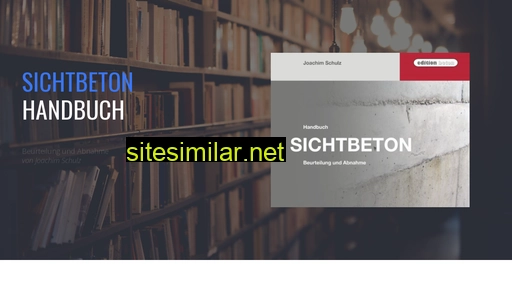 sichtbeton-handbuch.de alternative sites