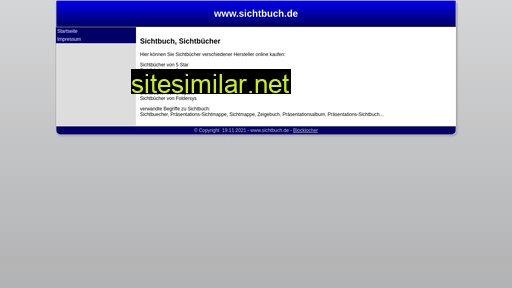 sichtbuch.de alternative sites