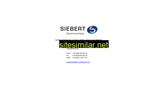 siebert-systemanalyse.de alternative sites