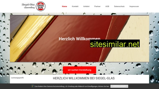 siegel-glas.de alternative sites