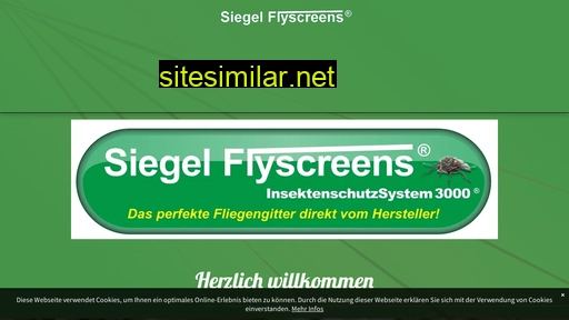 siegel-flyscreens.de alternative sites