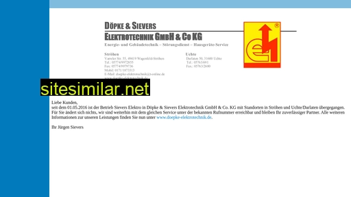 sievers-elektro.de alternative sites