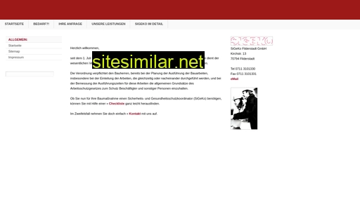 sigeko-filderstadt.de alternative sites