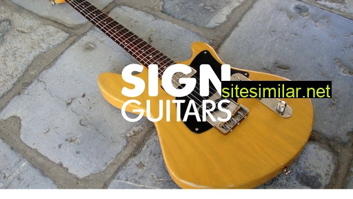 Sign-guitars similar sites