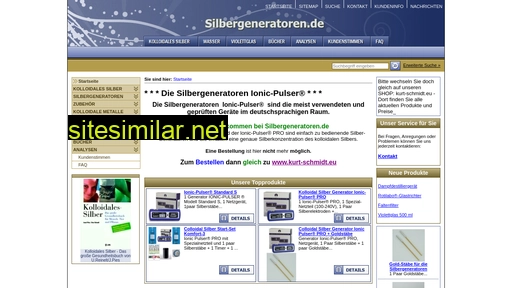 silbergeneratoren.de alternative sites