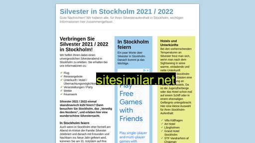 Silvester-stockholm similar sites