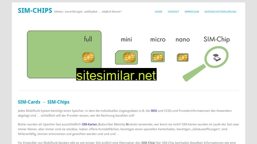 sim-chip.de alternative sites