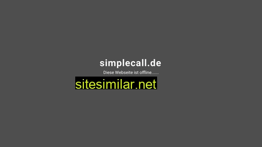 simplecall.de alternative sites