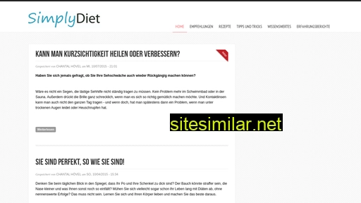 simplydiet.de alternative sites